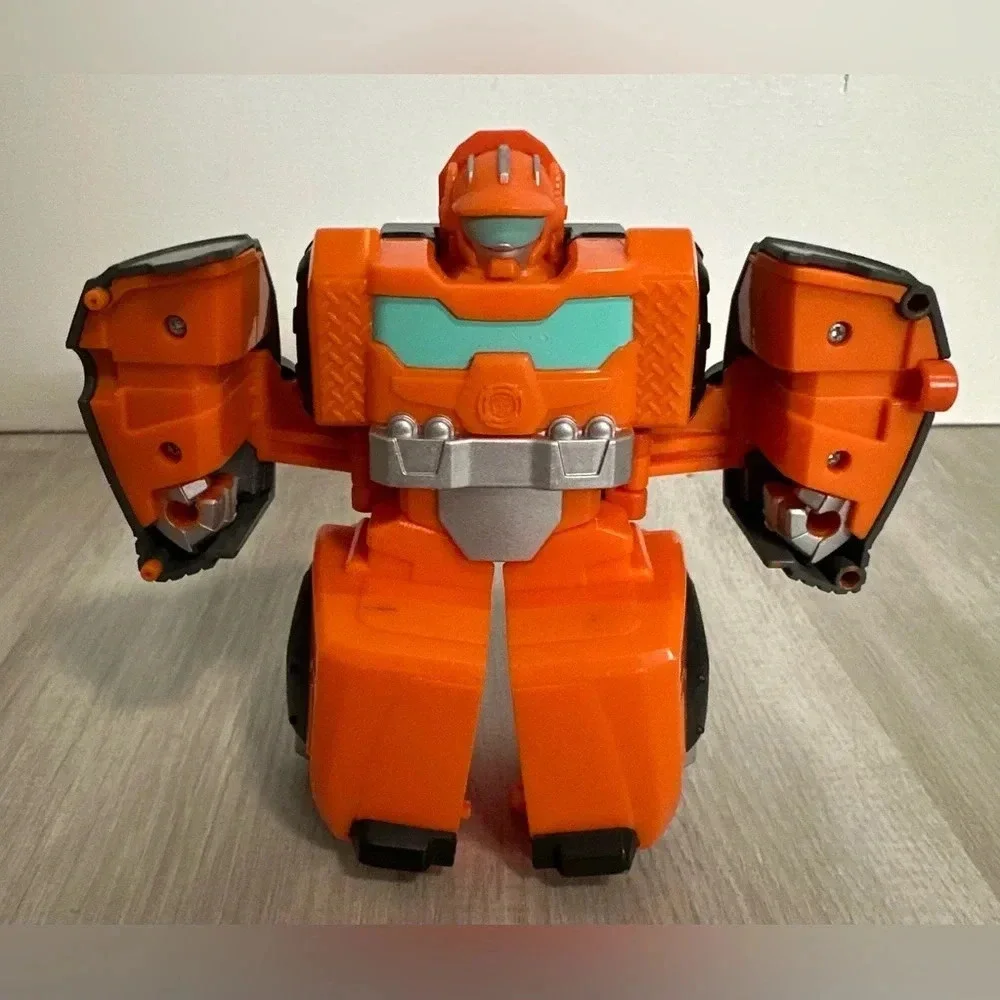 TRANSFORMERS RESCUE BOTS ACADEMY HOIST Flatbed Toy Truck Academy Rescue Team
